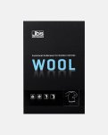 "Wool" langærmet t-shirt | 100% merino uld | sort -JBS