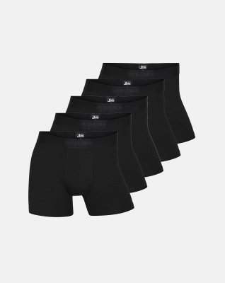 5-pack gaveæske tights |  bambusviskose | sort -JBS