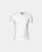 "Black or white" t-shirt v-hals | bomuld | hvid - JBS