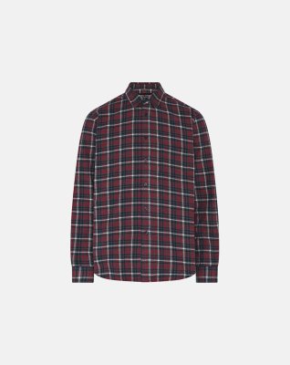 Flannel skjorte | 100% bomuld | rød -ProActive