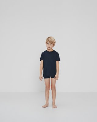 4-pack T-shirt o-hals | bambus | navy -JBS of Denmark Kids