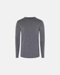 Langærmet undertrøje | 100% knitted merino uld | grå melange -Dovre