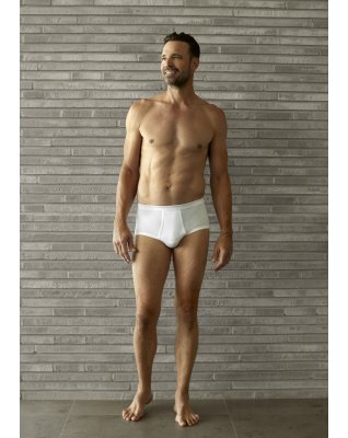 "Classic" briefs med gylp | 100% bomuld | hvid -Olympia