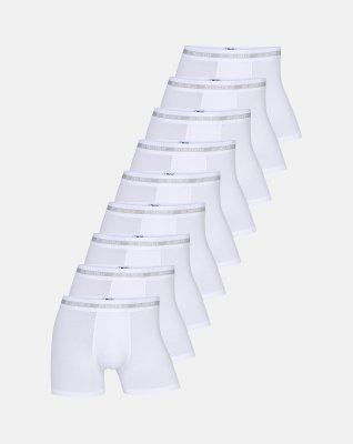 Tights 9-pak, Bambusviskose, Hvid Tights 9-pak, Bambusviskose, Hvid