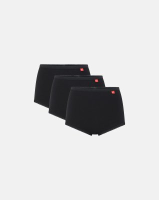 Maxi 3-pak, Bomuld, Sort Maxi 3-pak, Bomuld, Sort