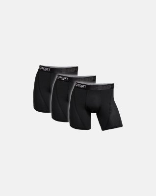Tights "Sport" 3-pak, Mikrofiber, Sort Tights "Sport" 3-pak, Mikrofiber, Sort